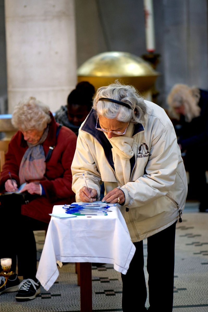 Étape 13 à Notre-Dame des Champs. © Trung Hieu Do / Diocèse de Paris.