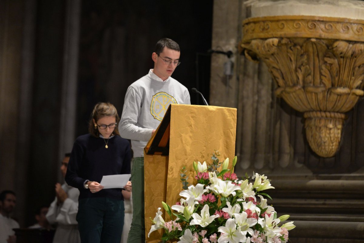 Messe des étudiants 2022. © Marie-Christine Bertin / Diocèse de Paris.