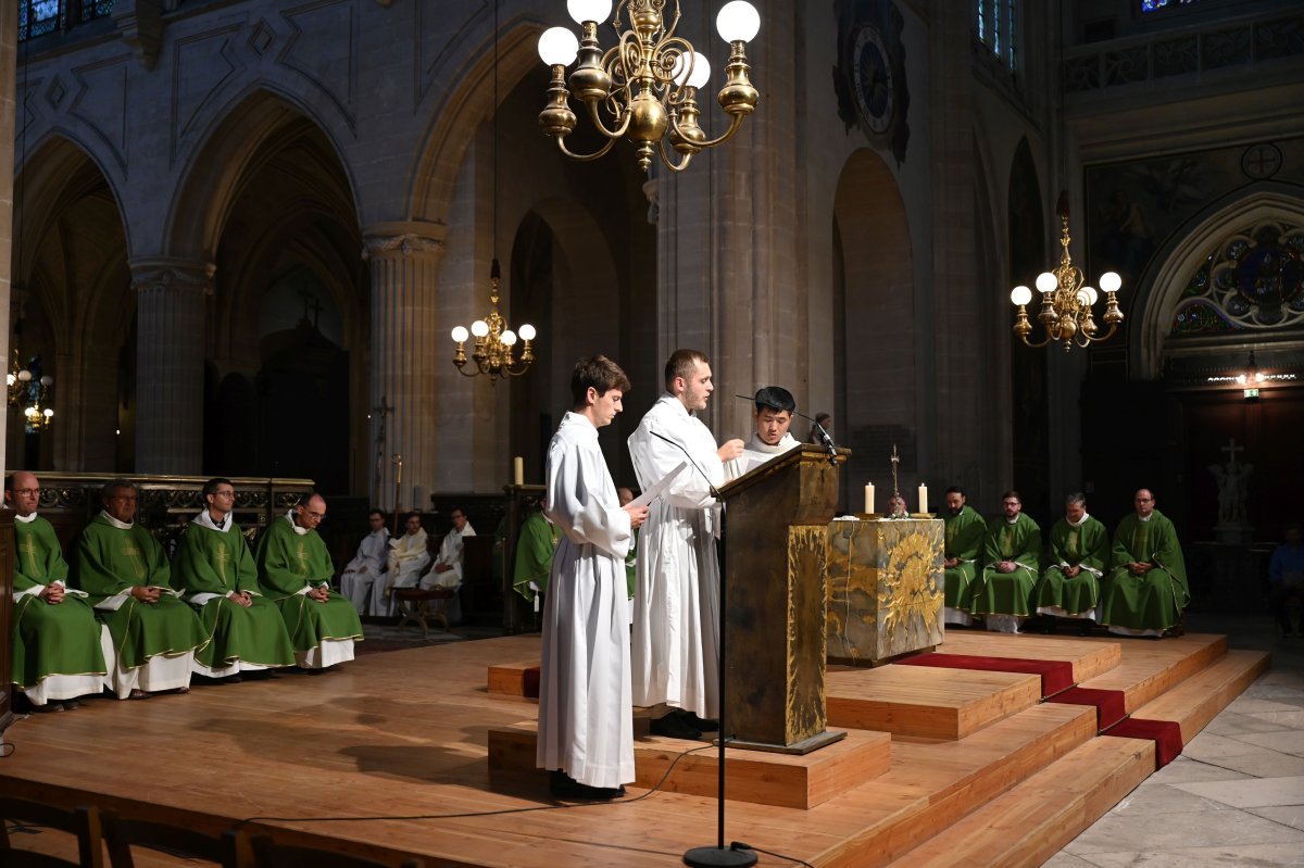 Messe de rentrée du Séminaire de Paris. © Marie-Christine Bertin / Diocese de Paris.