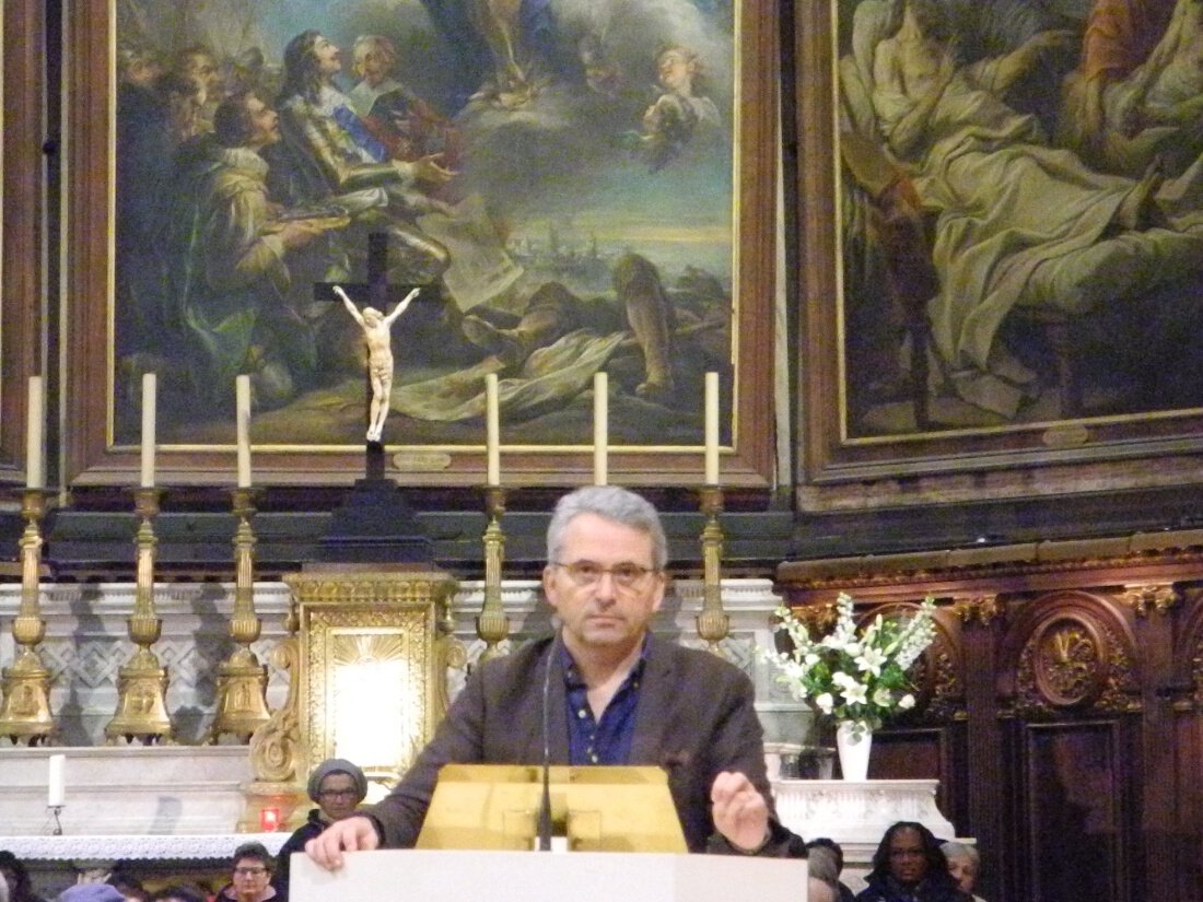 Conférence du Dr Jean-Louis Bavoux. © Marie-Christine Bertin / Diocèse de Paris.