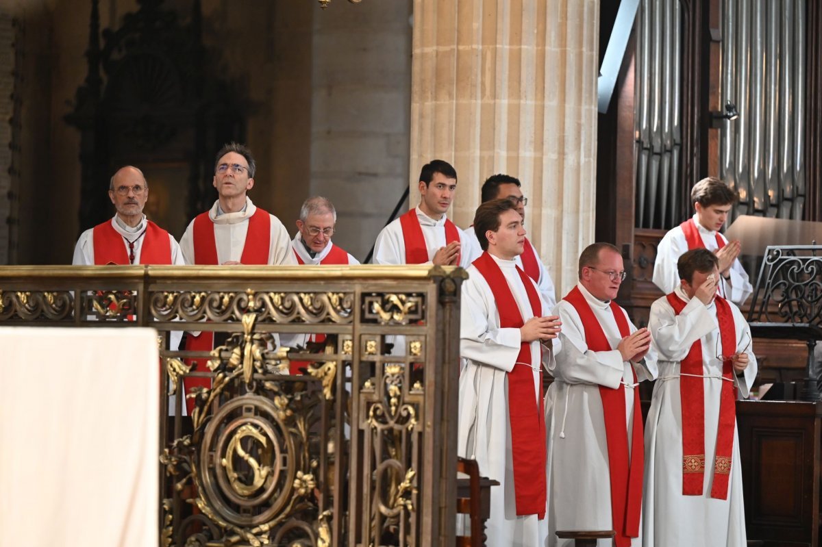 Messe d'action de grâce pour le ministère de Mgr Olivier de Cagny à Paris. © Marie-Christine Bertin / Diocèse de Paris.