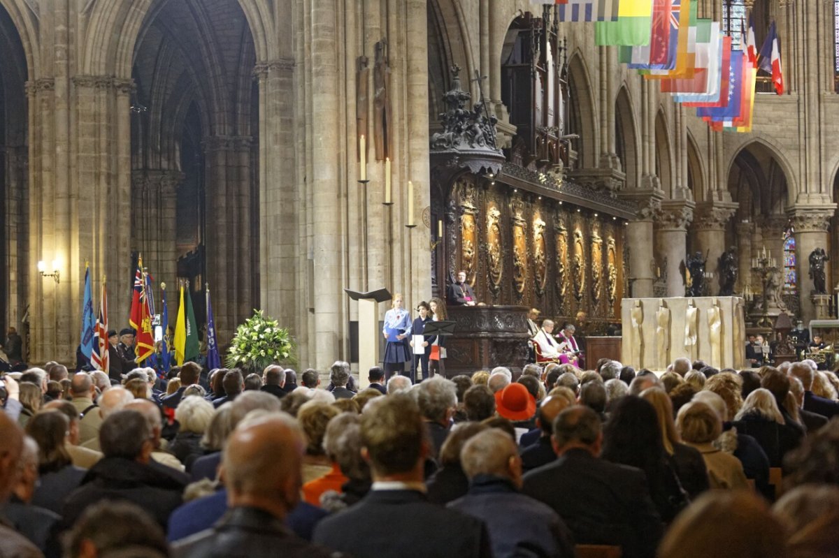 Célébration de commémoration du centenaire de l'armistice de la Grande (…). © Yannick Boschat / Diocèse de Paris.