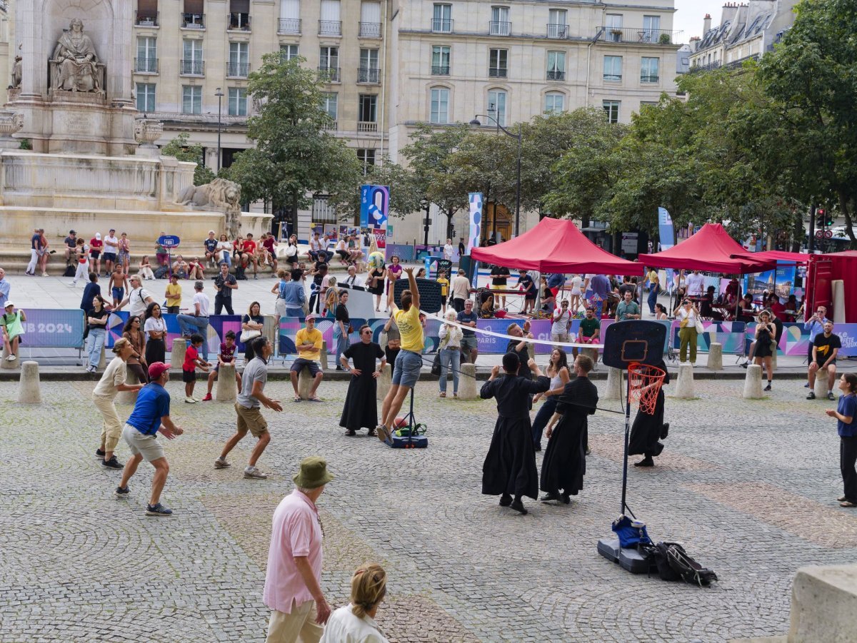 Holy Games à Saint-Sulpice. © Yannick Boschat / Diocèse de Paris.