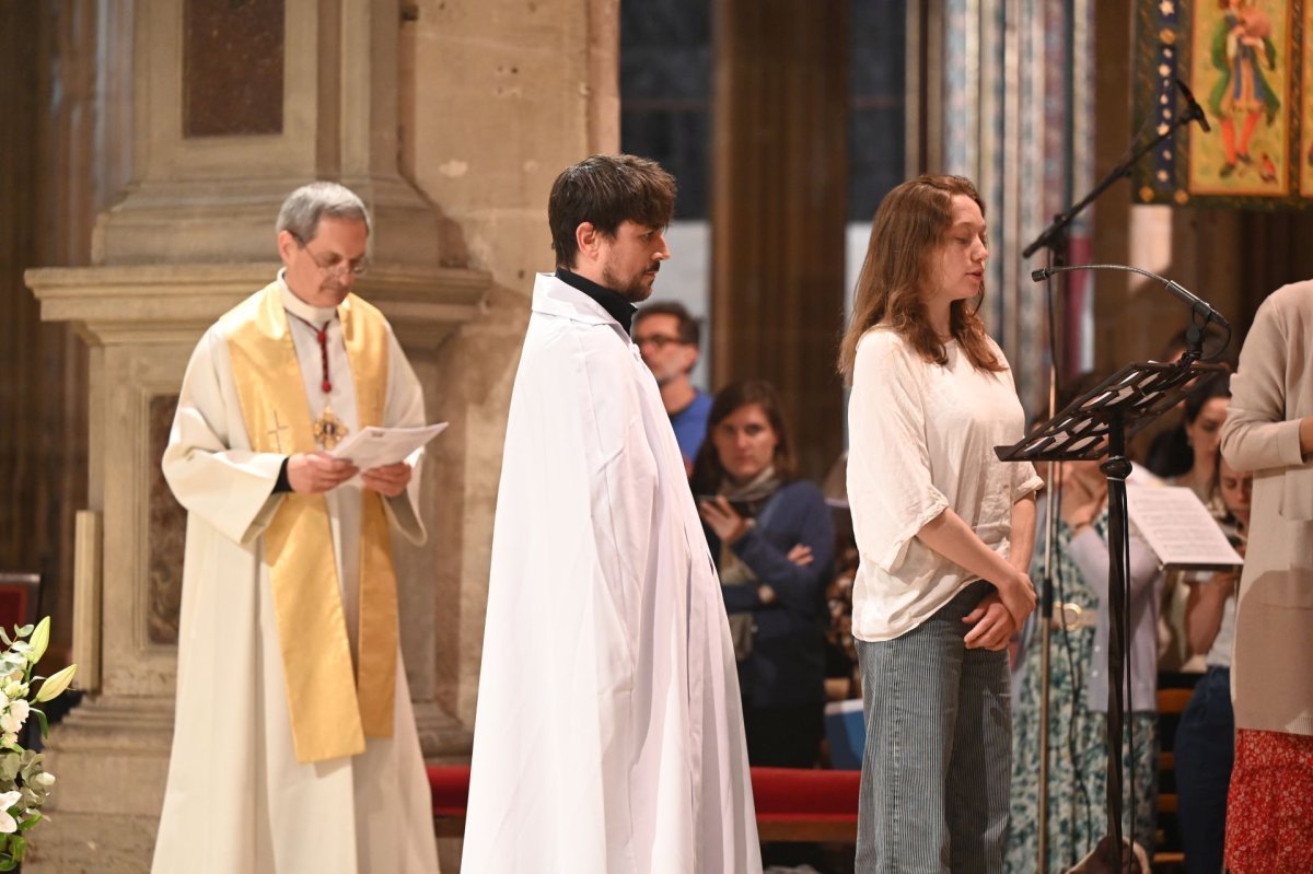 Catéchèse sur la confirmation. Lundi 19 mai 2025. © Marie-Christine Bertin / Diocèse de Paris.