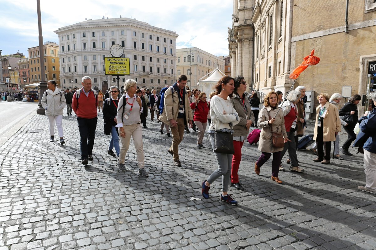 Le pèlerinage s'est terminé jeudi 27 octobre. © Yannick Boschat / Diocèse de Paris.