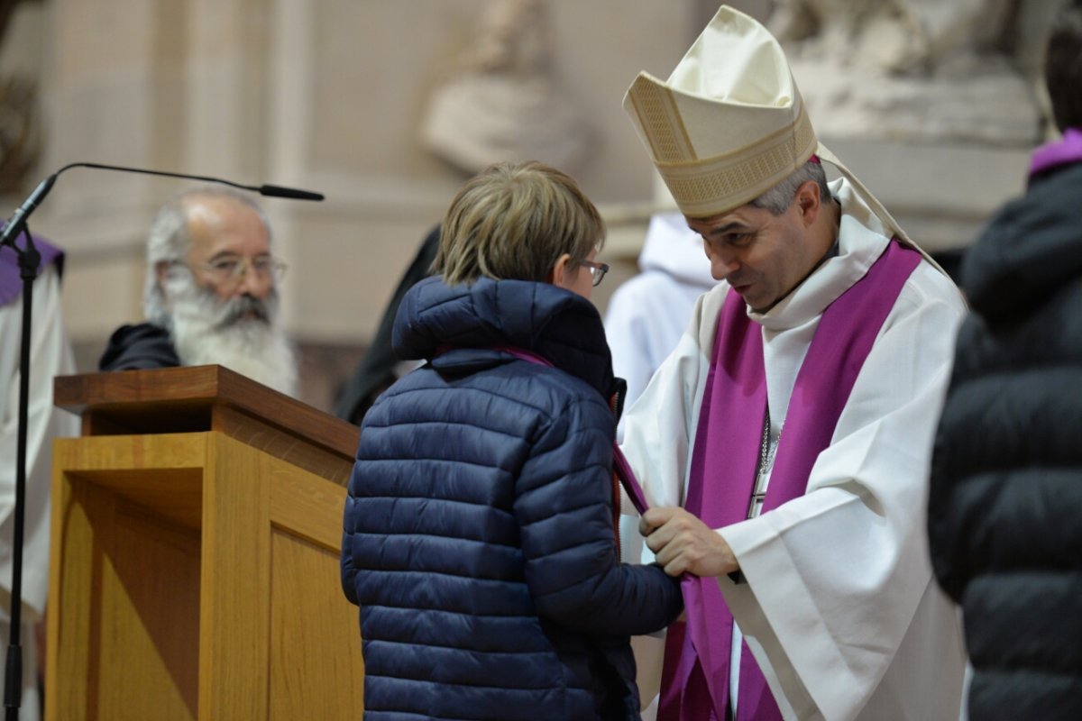 Appel décisif des jeunes catéchumènes 2019. © Marie-Christine Bertin / Diocèse de Paris.