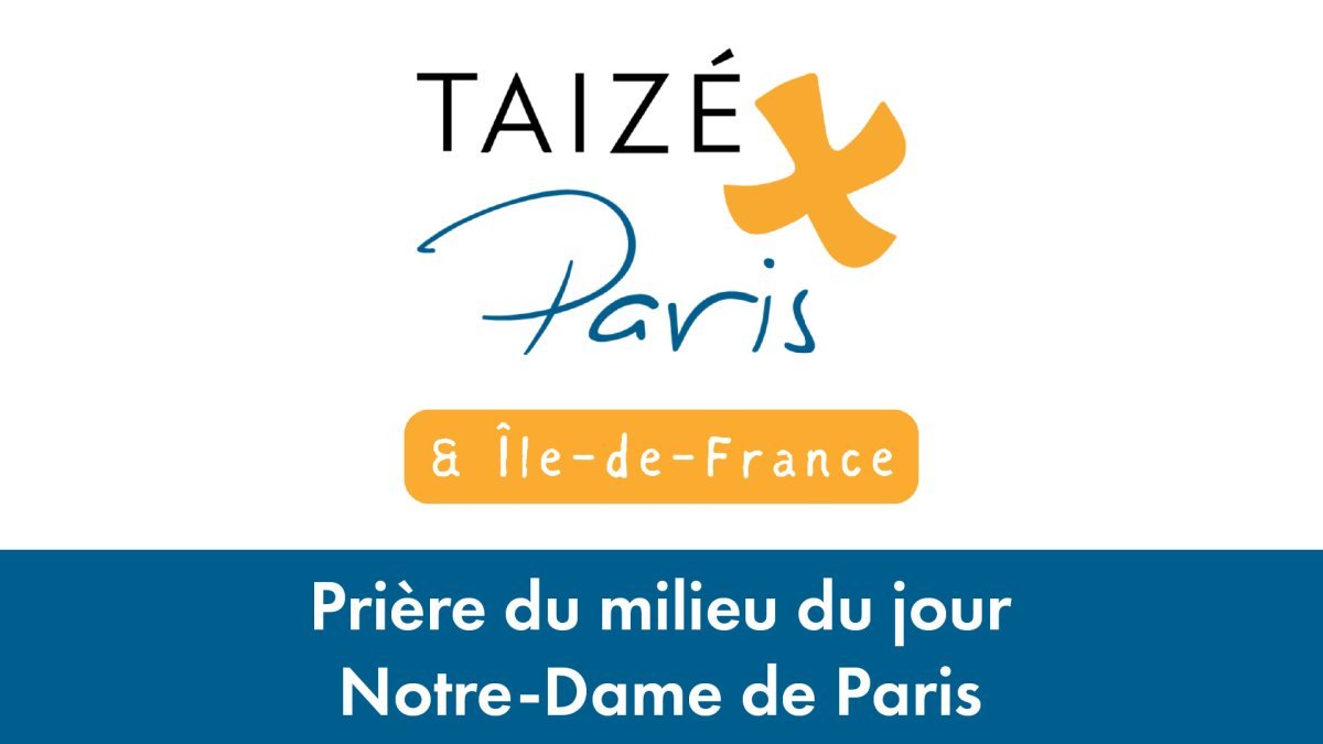 Prière du milieu du jour à Notre-Dame de Paris. 