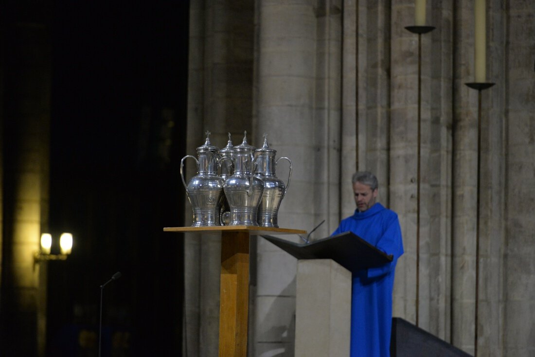 Liturgie de la parole. © Marie-Christine Bertin / Diocèse de Paris.