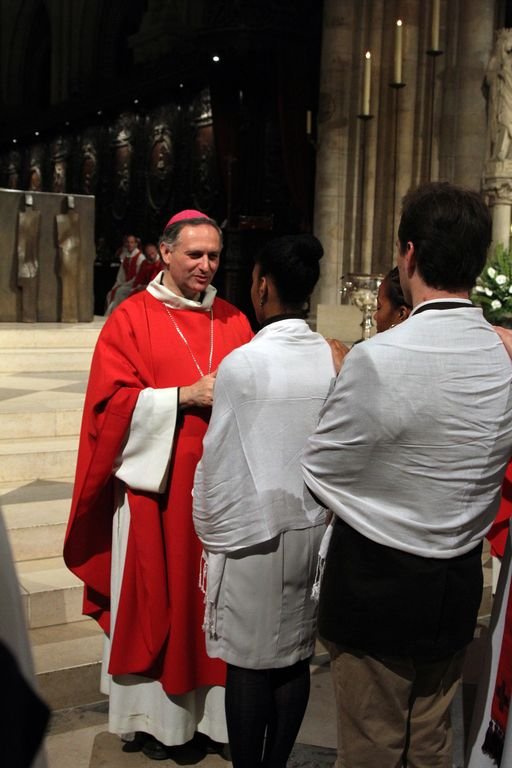 Confirmations d'adultes à Notre-Dame de Paris. Photo Yannick Boschat 