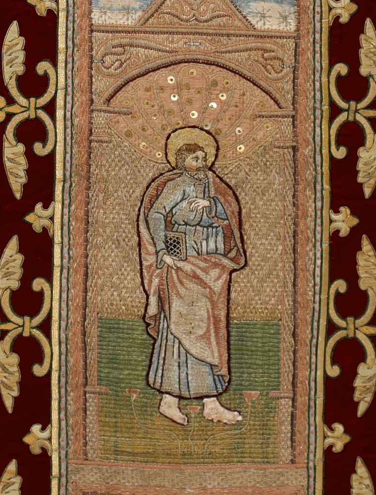 Chasuble de Saint-Louis en l'Île. © Claire Pignol.