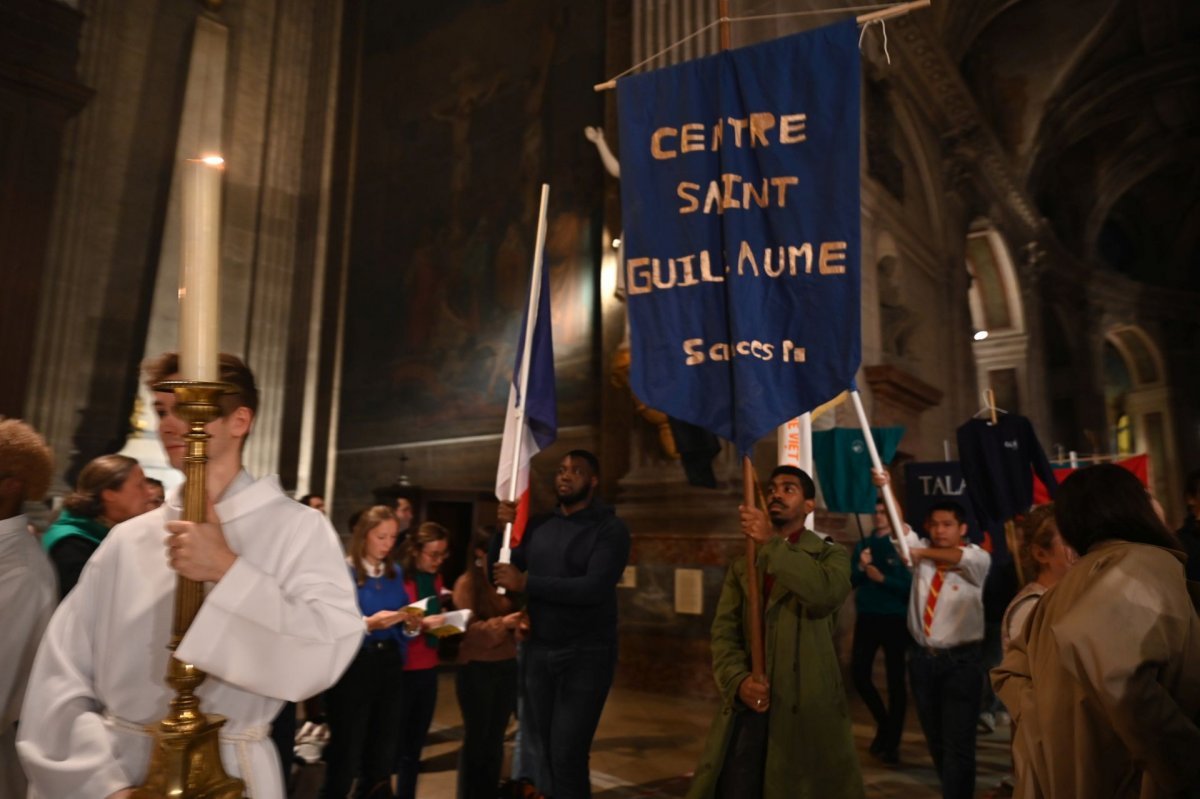 Messe des étudiants d'Île-de-France 2023. © Marie-Christine Bertin / Diocèse de Paris.