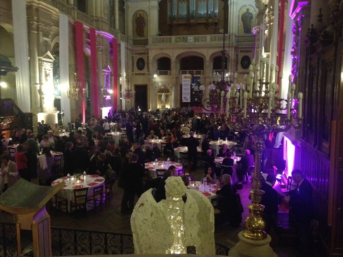 Banquet de la joie à la Trinité (9e). © Pierre-Louis Lensel / Diocèse de Paris.