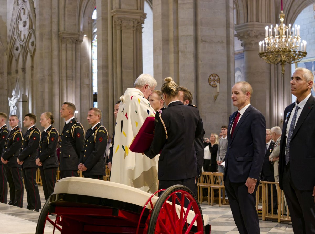 Messe pour les Sapeurs-Pompiers. © Yannick Boschat / Diocèse de Paris.