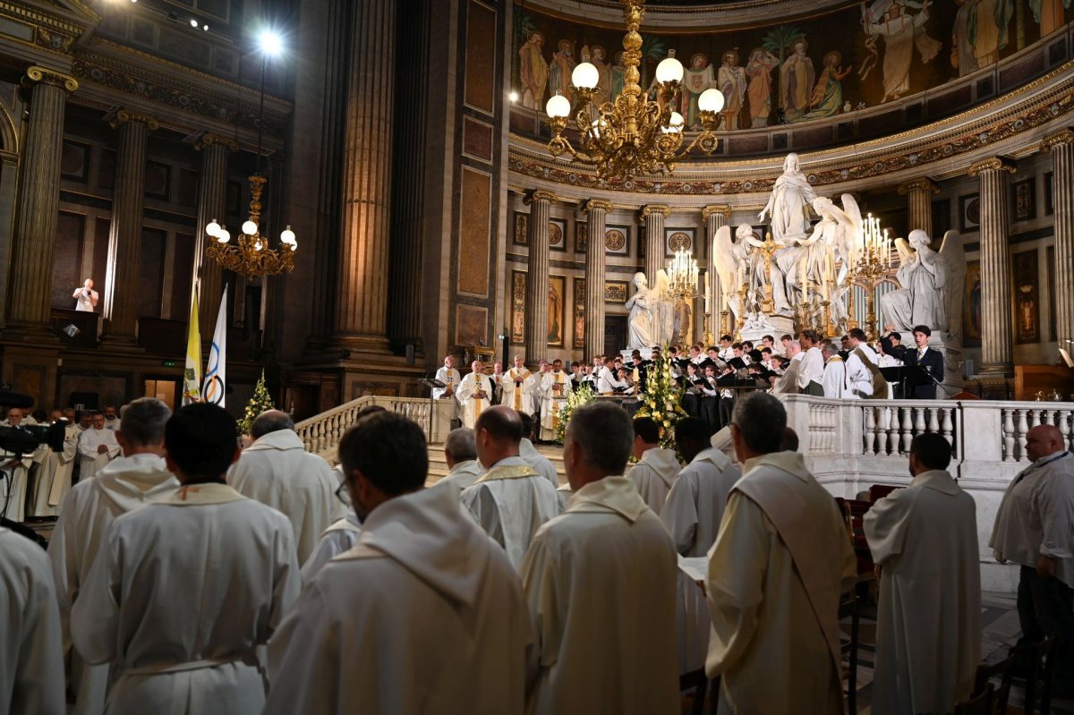 Messe d'ouverture de la trêve olympique. © Marie-Christine Bertin / Diocèse de Paris.