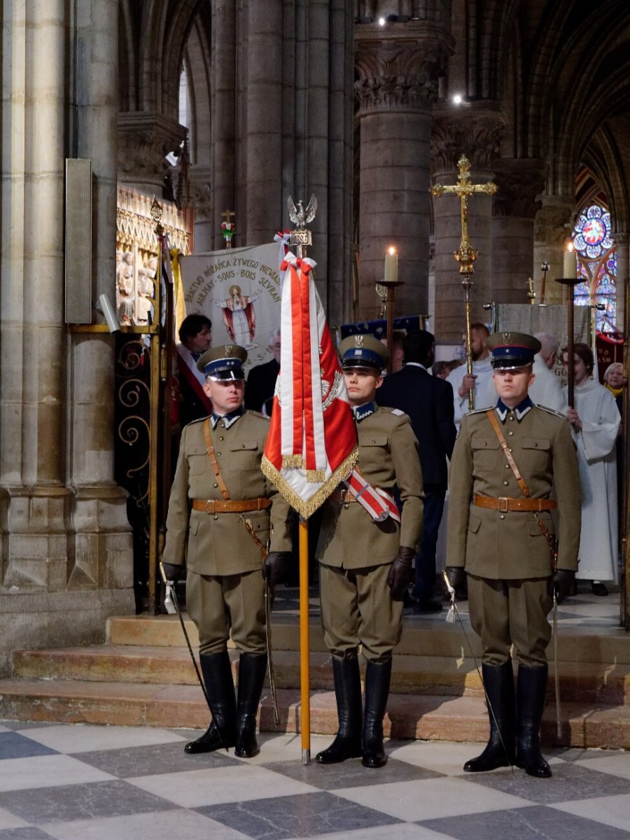 Messe pour le 100e anniversaire de l'indépendance de la Pologne. © Yannick Boschat / Diocèse de Paris.