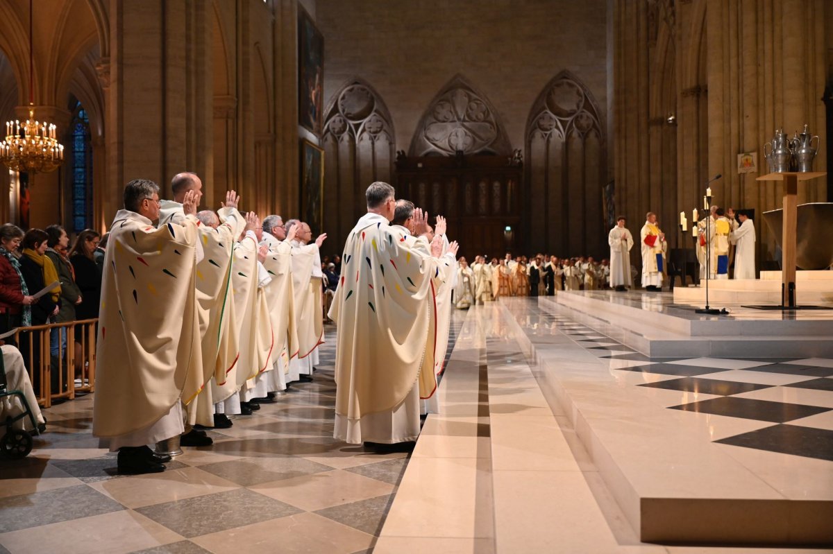 Messe chrismale 2026. © Marie-Christine Bertin / Diocèse de Paris.