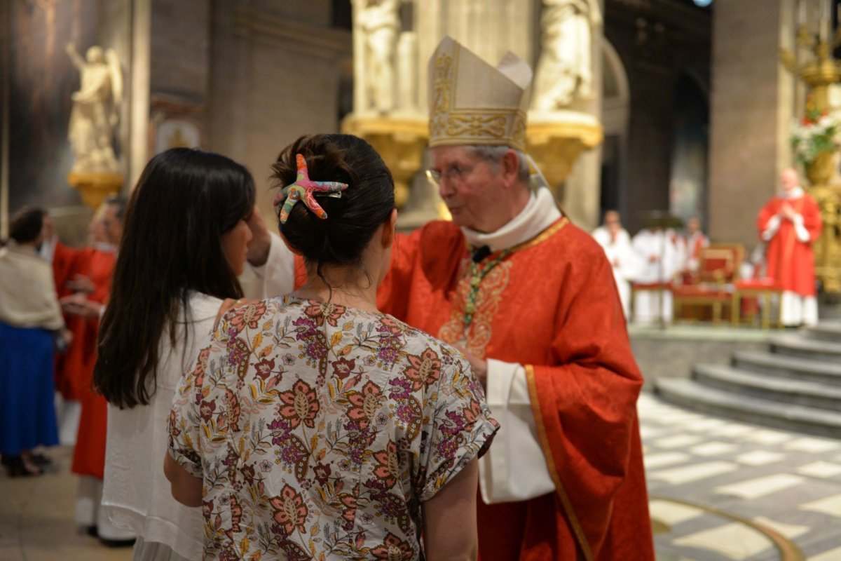 Confirmations d'adultes. Samedi 4 juin 2022. © Marie-Christine Bertin / Diocèse de Paris.