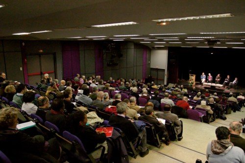 Les participants dans l'auditorium. 