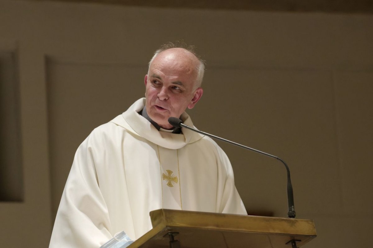 Père Gilles Morin, supérieur provincial France des Religieux de Saint (…). © Trung Hieu Do.