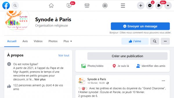 synodeparis.fr : « Où est notre Église ? »