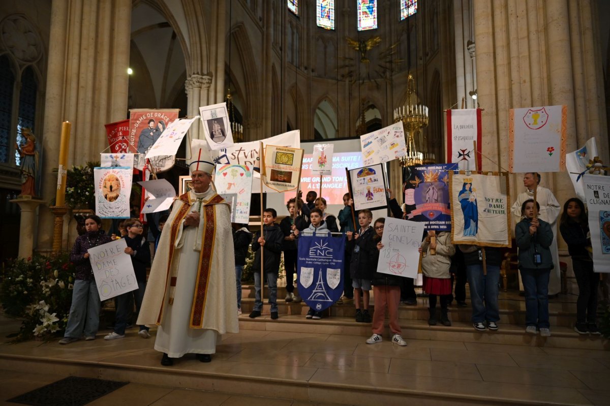 Rassemblement des CM1 2026. © Marie-Christine Bertin / Diocese de Paris.