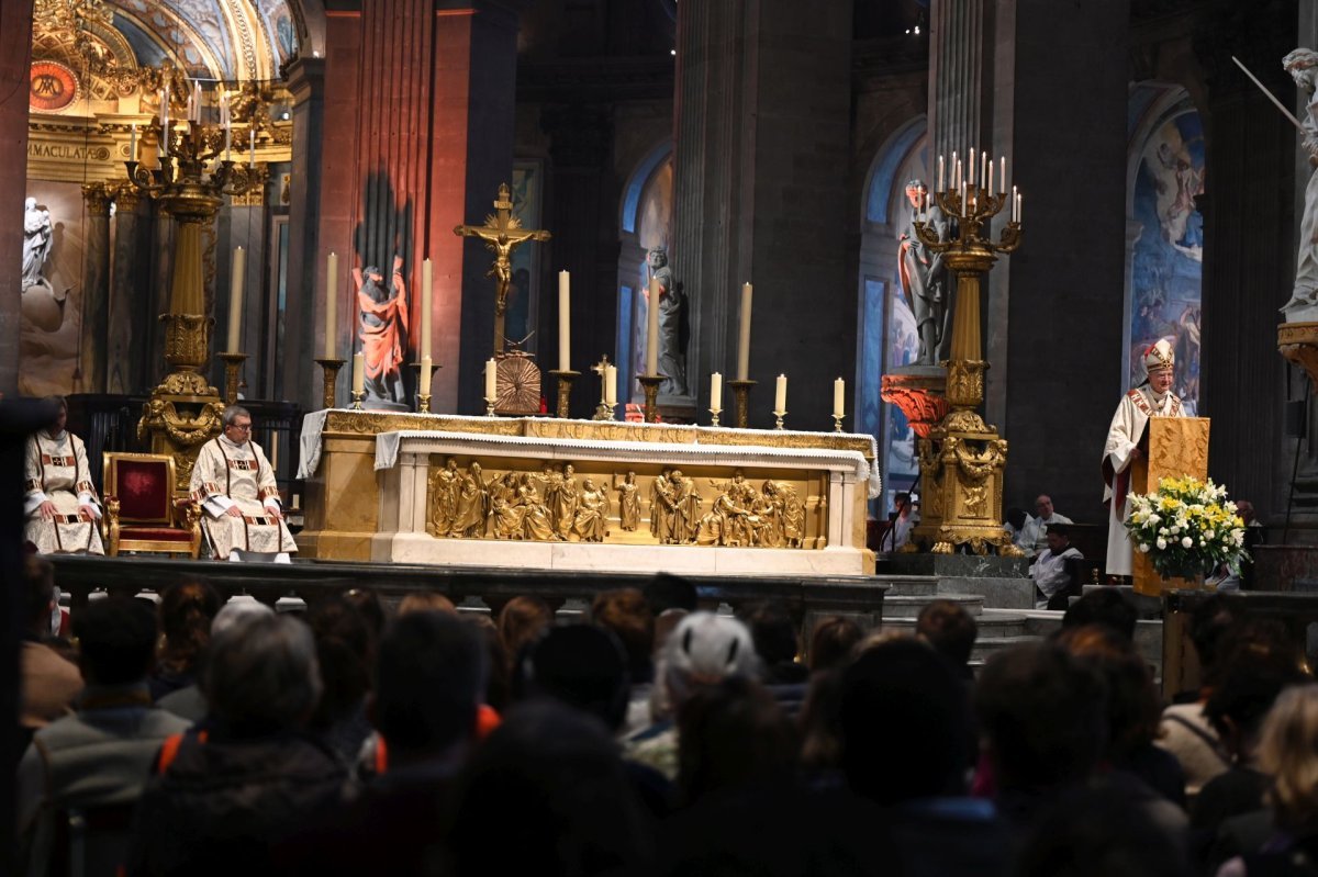 Messe d'action de grâce à Saint-Sulpice. © Marie-Christine Bertin / Diocèse de Paris.