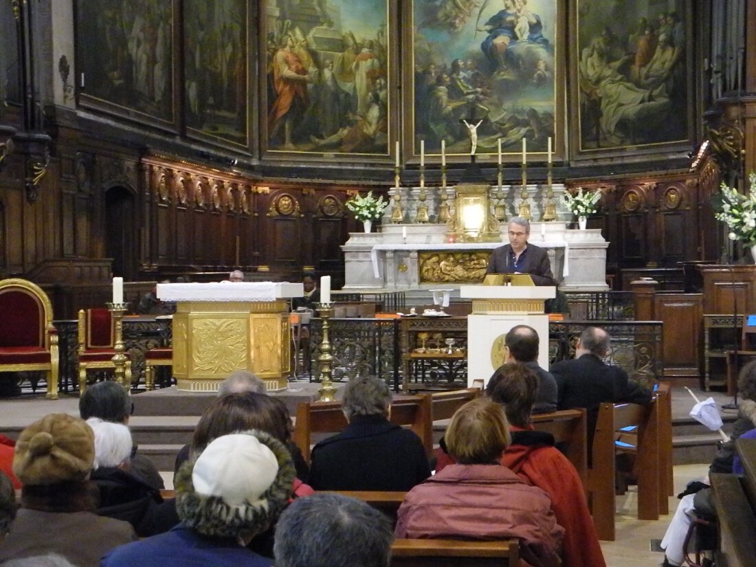 Conférence du Dr Jean-Louis Bavoux. © Marie-Christine Bertin / Diocèse de Paris.