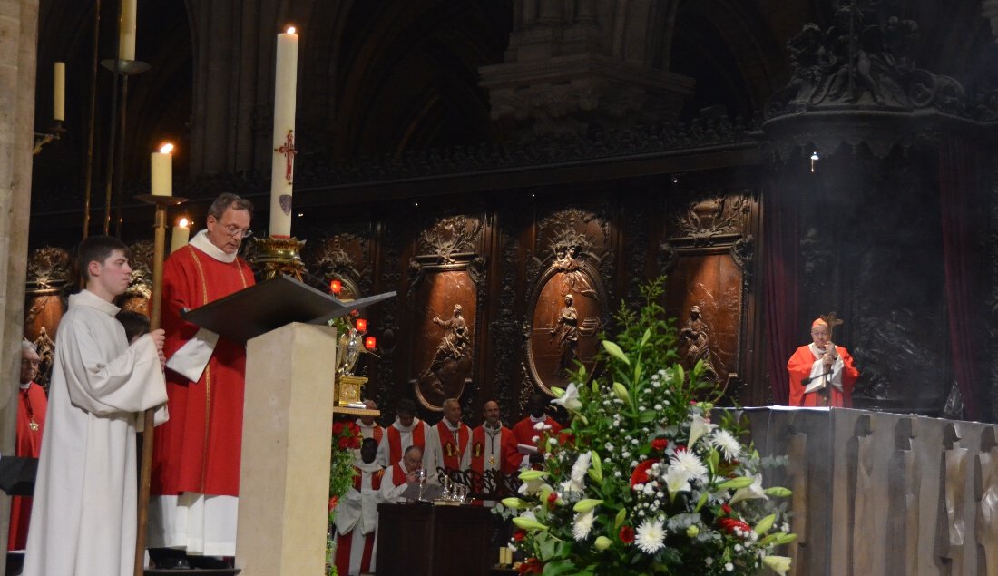 Liturgie de la Parole. © Marie-Christine Bertin / Diocèse de Paris.