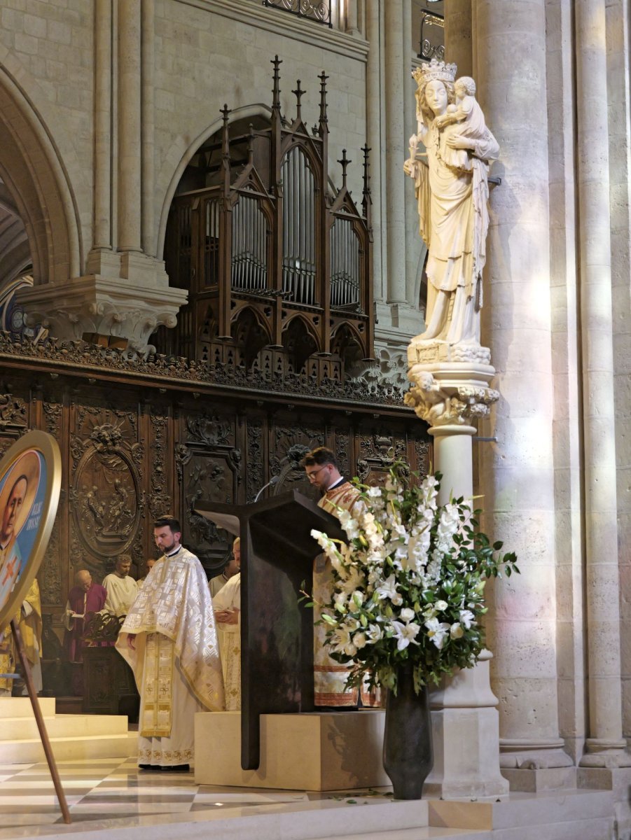 Divine Liturgie pour le bienheureux Cardinal Iuliu Hossu. © Yannick Boschat / Diocèse de Paris.
