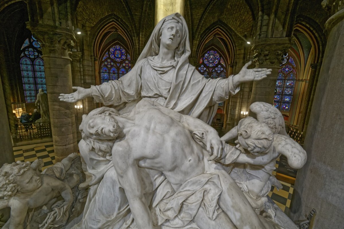 La pietà de Notre-Dame de Paris. © Yannick Boschat / Diocèse de Paris.