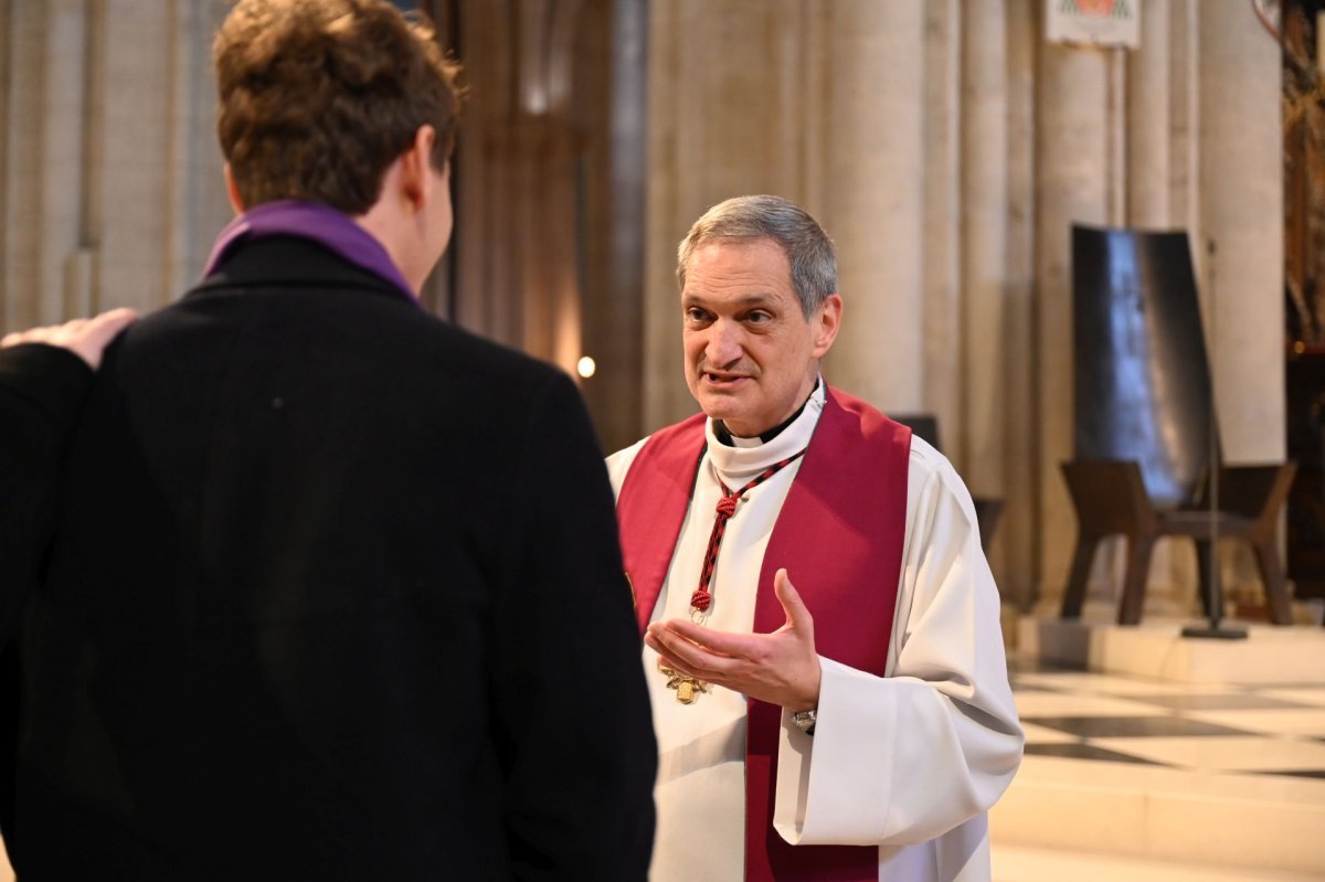 Appel décisif et inscription du nom des catéchumènes 2026 - Célébration de (…). © Marie-Christine Bertin / Diocèse de Paris.