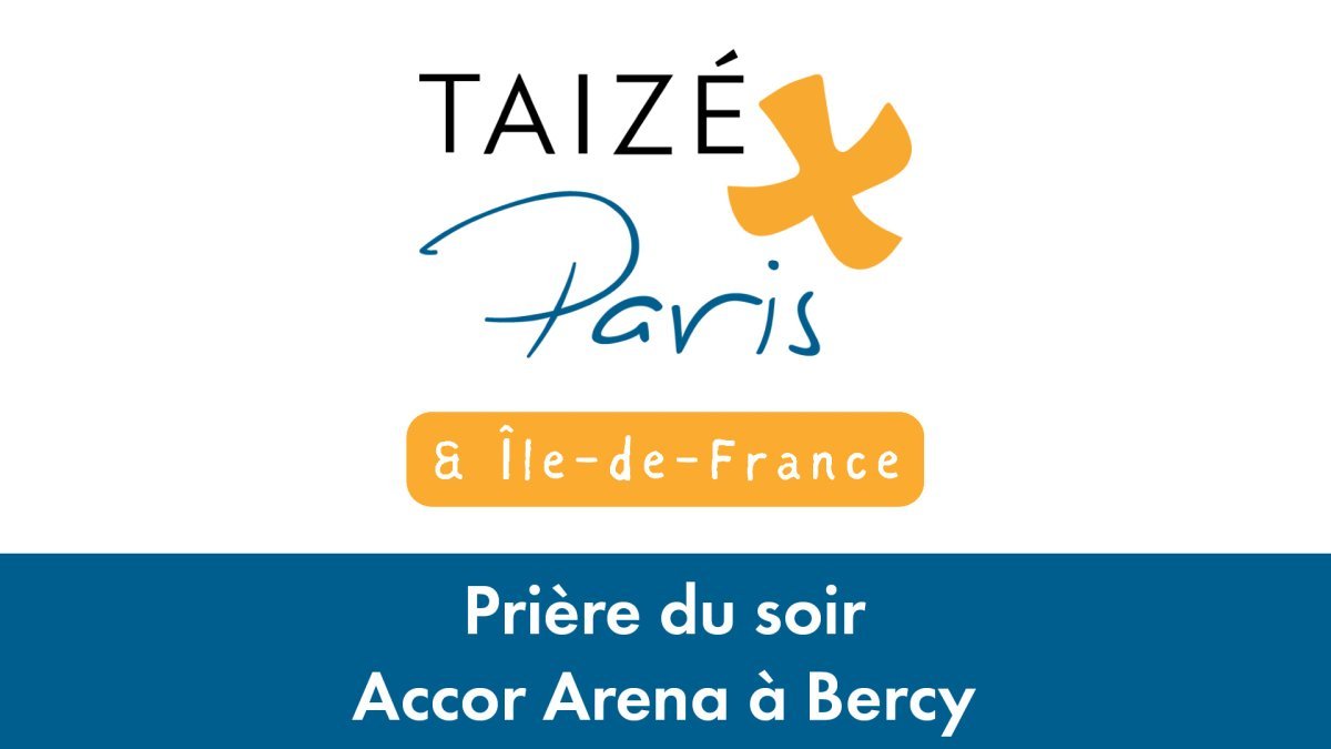 Prière du soir à l'Accor Arena à Bercy. 