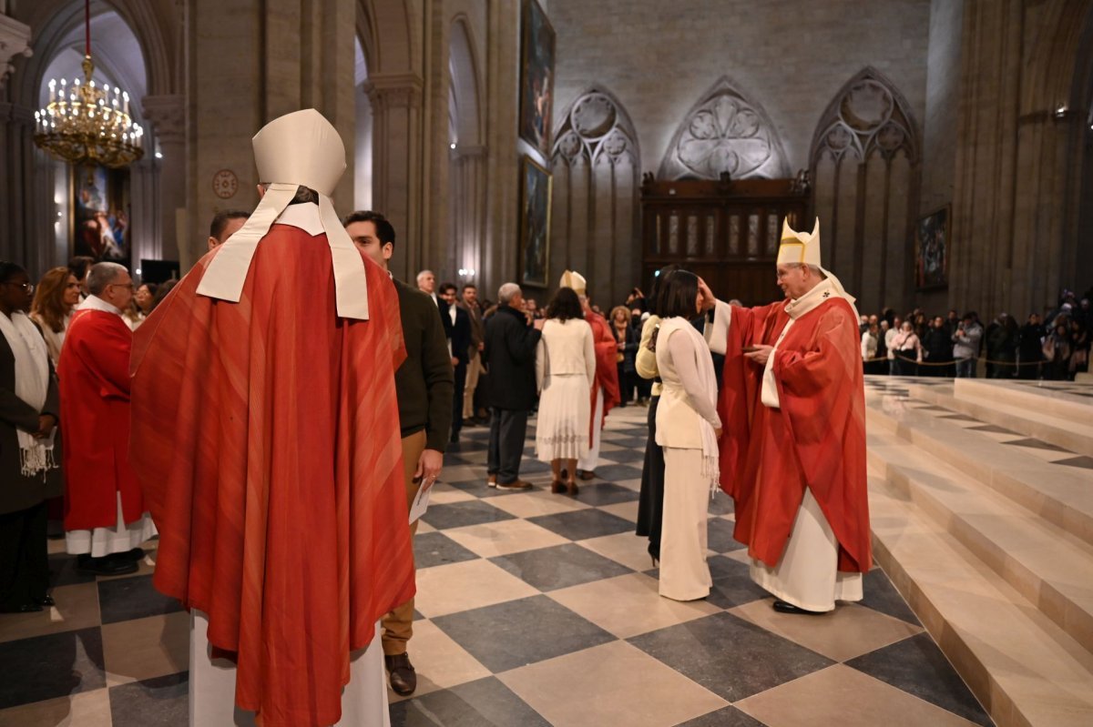 Confirmations d'adultes de janvier 2025. © Marie-Christine Bertin / Diocèse de Paris.