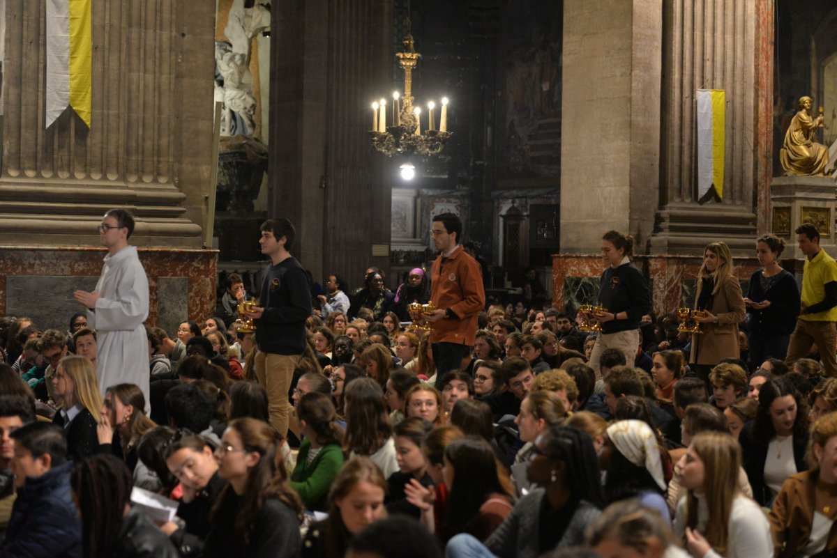 Messe des étudiants 2022. © Marie-Christine Bertin / Diocèse de Paris.