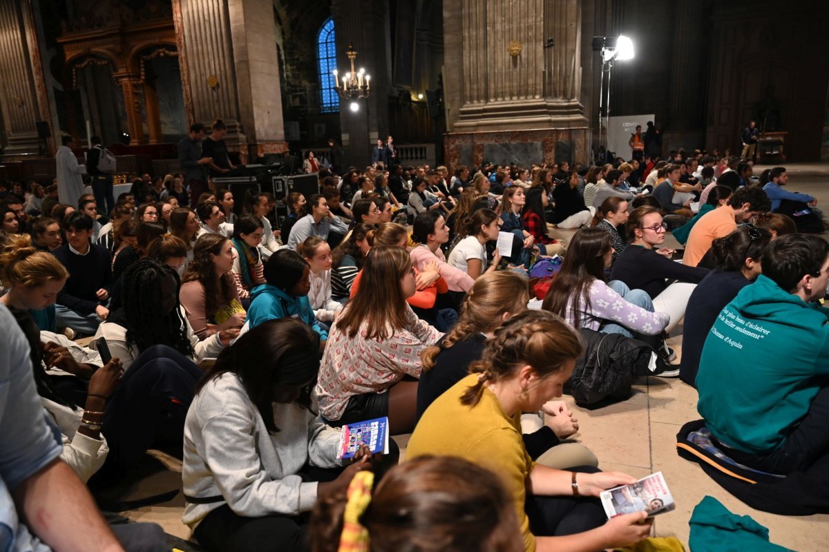 Messe des étudiants d'Île-de-France 2023. © Marie-Christine Bertin / Diocèse de Paris.