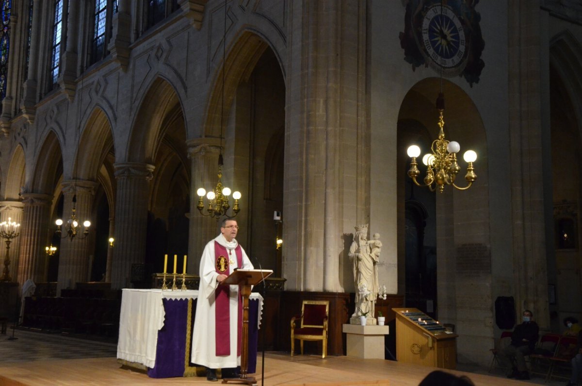 Conférence de carême de Notre-Dame de Paris du 21 février 2021. © Michel Pourny / Diocèse de Paris.