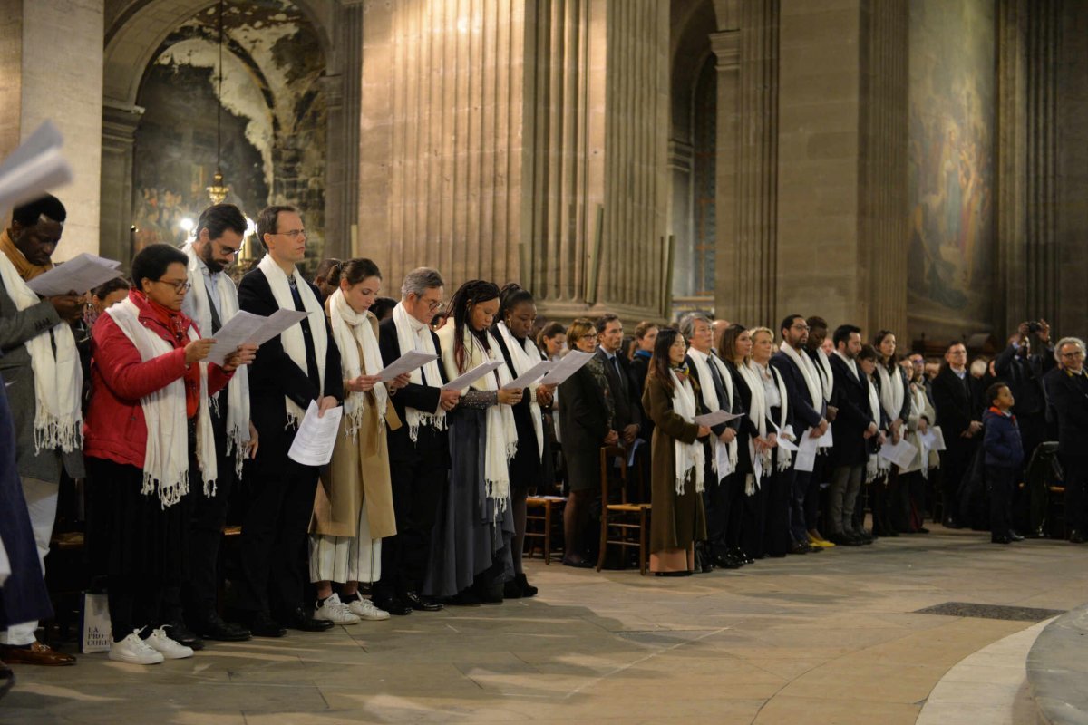 Confirmations d'adultes 2019. © Marie Christine Bertin / Diocèse de Paris.