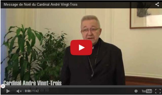 Message de Noël du Cardinal André Vingt-Trois