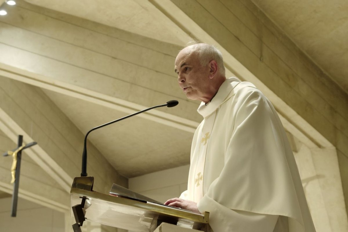 Père Gilles Morin, supérieur provincial France des Religieux de Saint (…). © Trung Hieu Do.