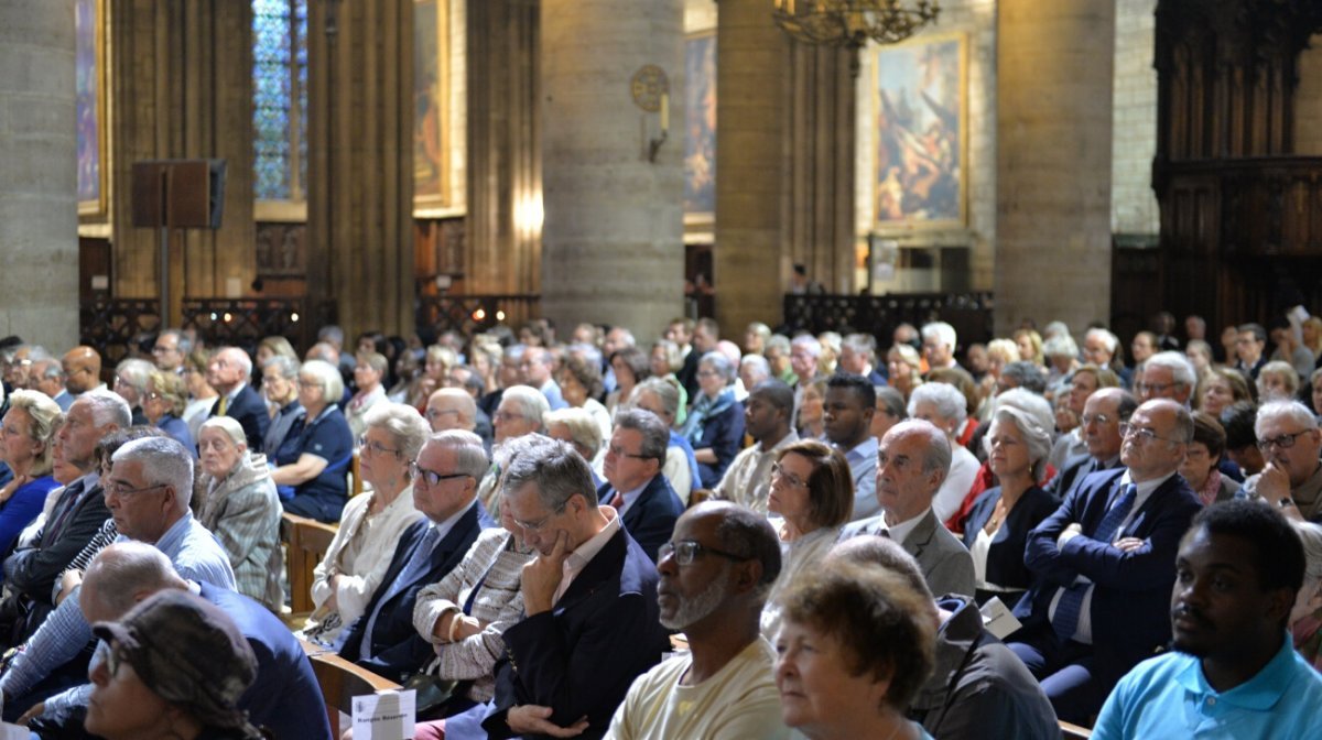 Messe pour les 10 ans du Collège des Bernardins. © Marie-Christine Bertin / Diocèse de Paris.