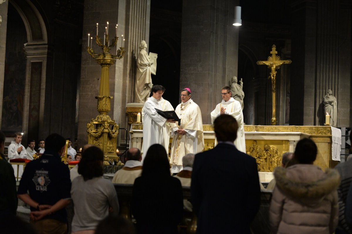 Messe des étudiants d'Île-de-France 2019. © Marie-Christine Bertin / Diocèse de Paris.