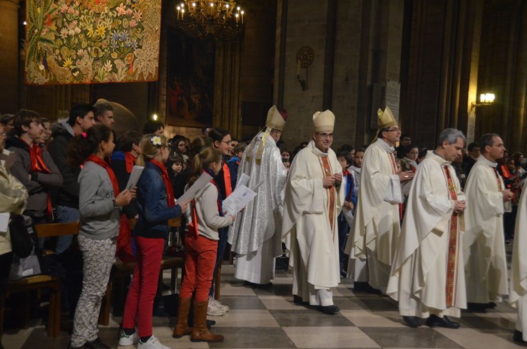 Rassemblement des jeunes confirmés 2015. © M-C Bertin.