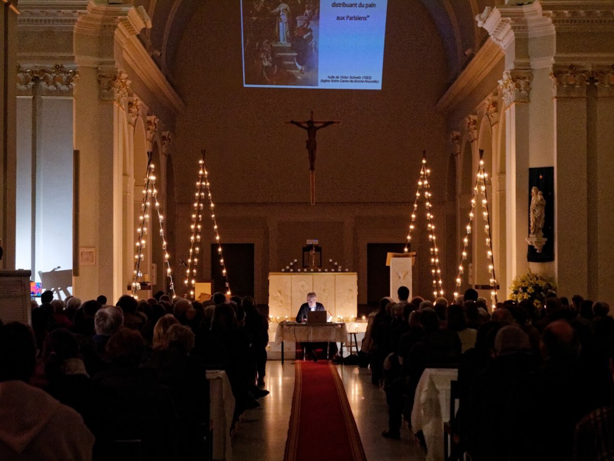 Soirée sainte Geneviève à Notre-Dame de l'Assomption de Passy (16e). © Yannick Boschat / Diocèse de Paris.