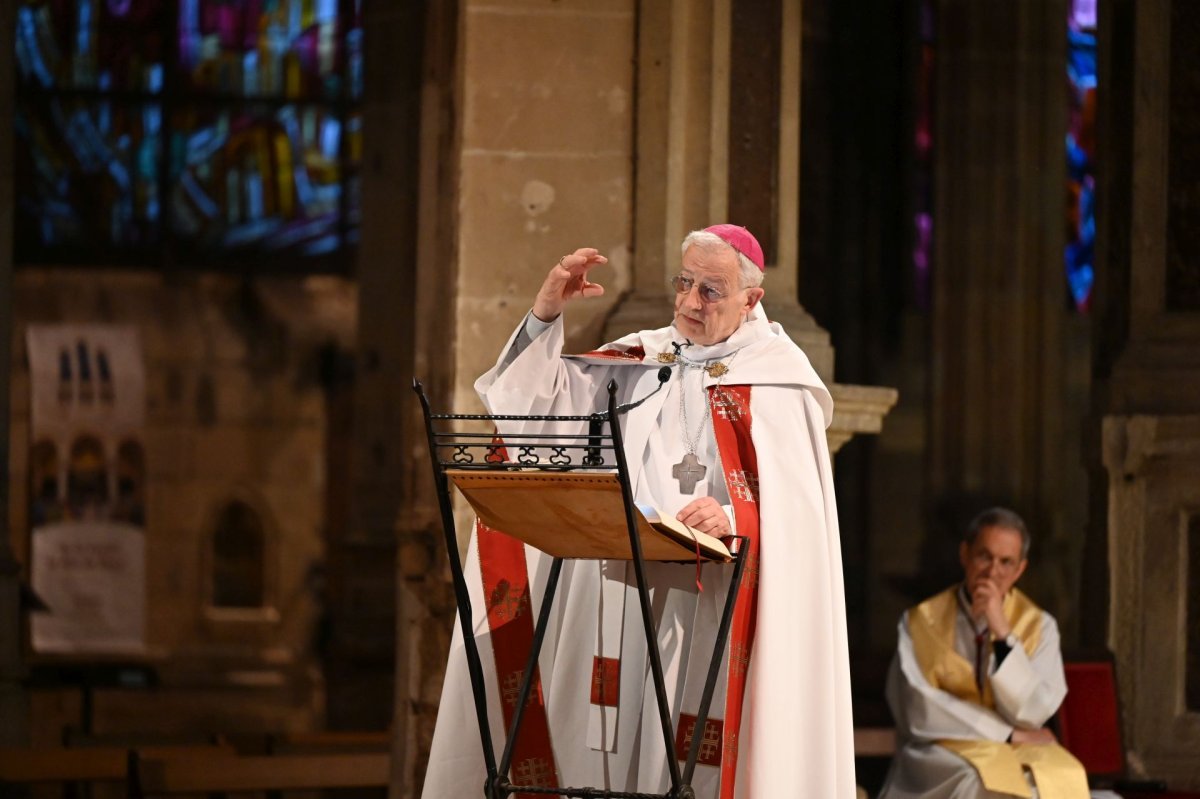 Catéchèse sur le sacrement du baptême. Lundi 5 mai 2025. © Marie-Christine Bertin / Diocèse de Paris.