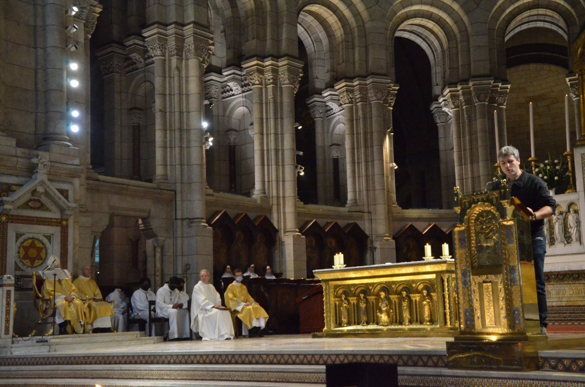Messe pour le 101e anniversaire de la dédicace de la basilique du Sacré-Cœur (…). © Michel Pourny / Diocèse de Paris.
