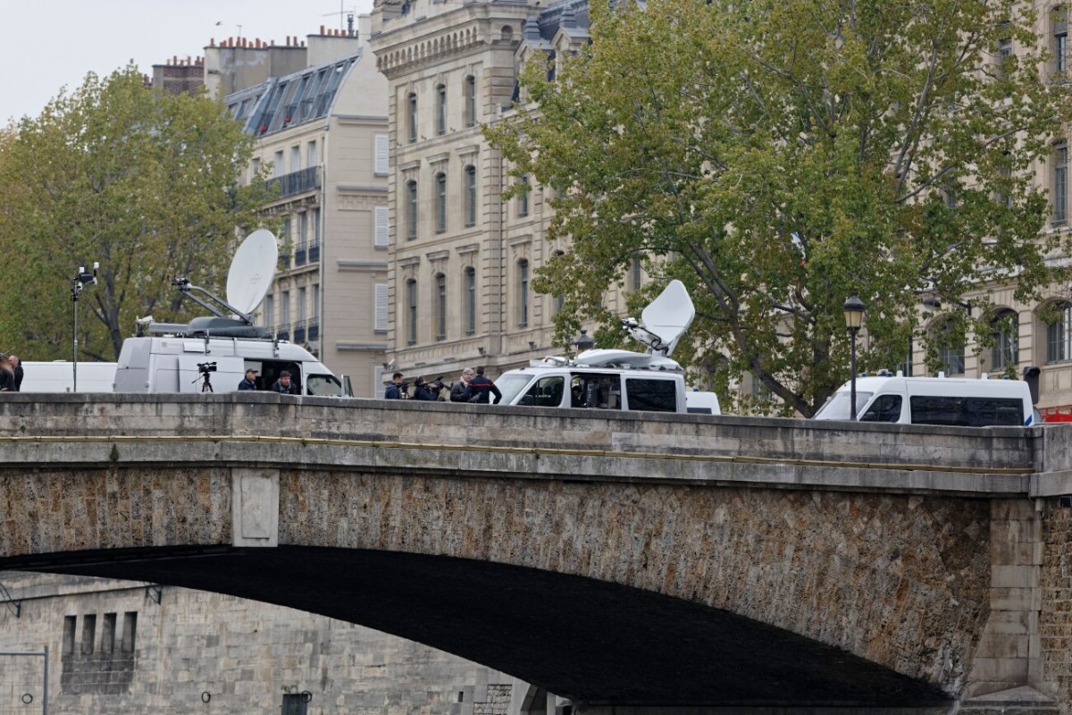 Notre-Dame de Paris, le jour d'après. © Yannick Boschat / Diocèse de Paris.