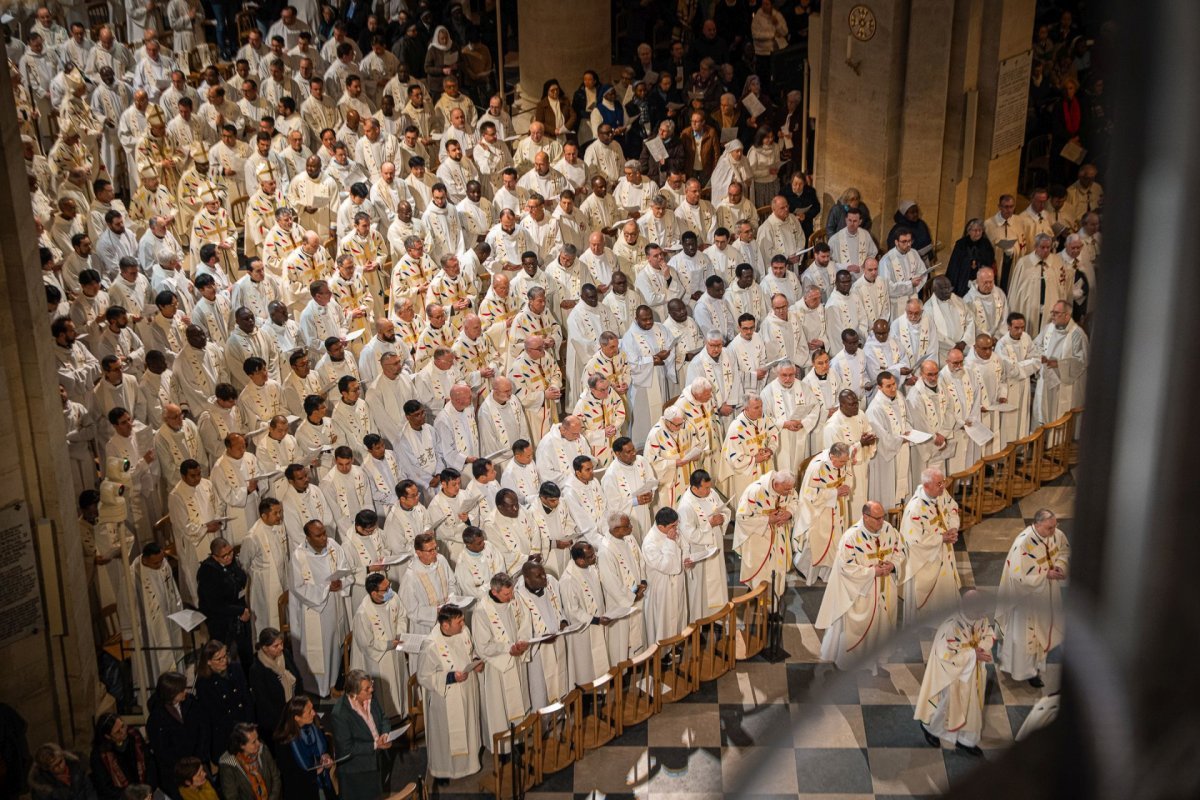 Messe chrismale 2026. © Dylan Guidez / Diocèse de Paris.