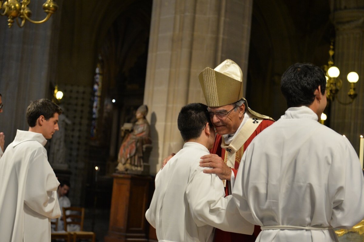 Messe de rentrée du Séminaire de Paris. © Marie-Christine Bertin / Diocèse de Paris.