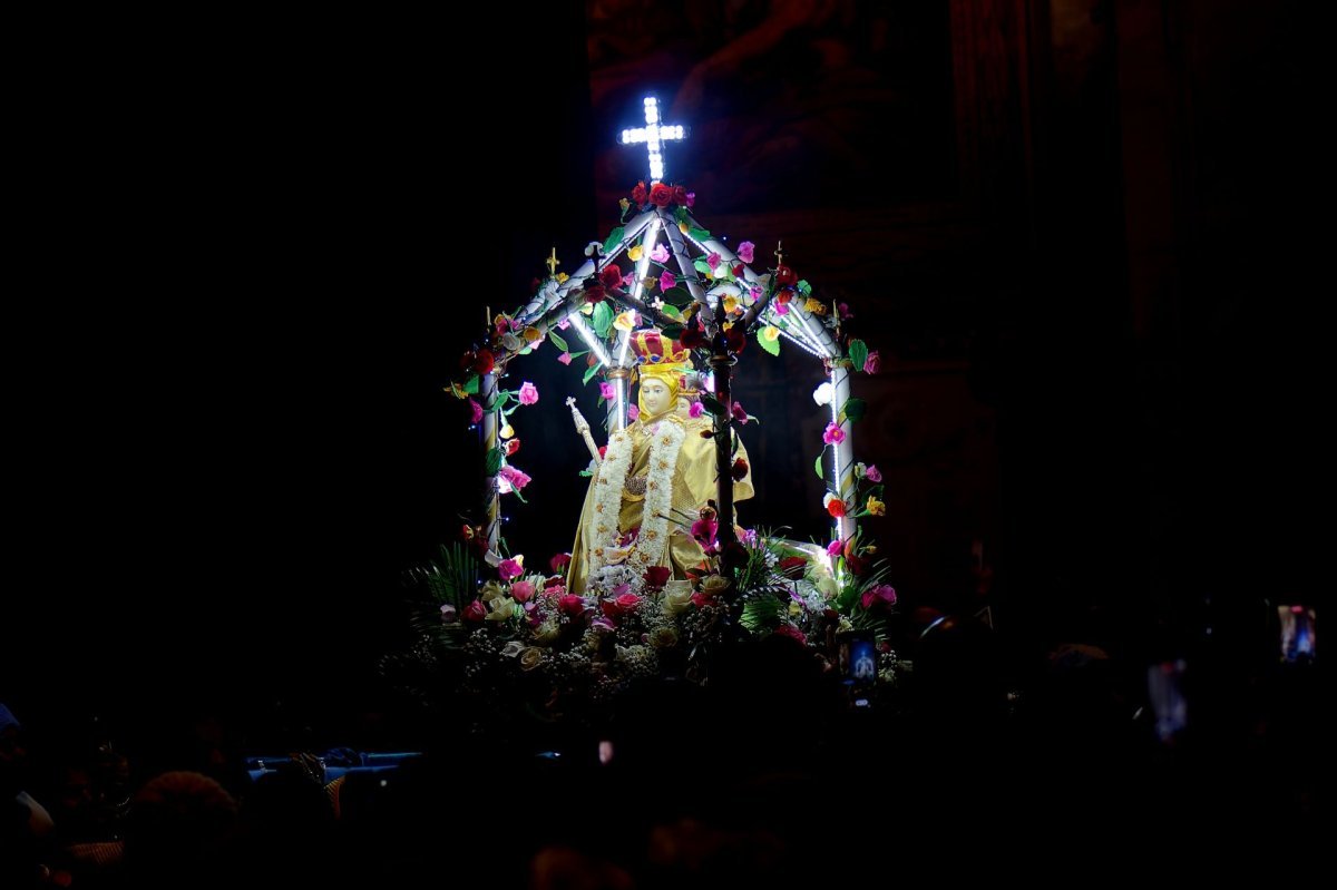 Veillée de prière annuelle à Notre Dame de la Santé. © Trung Hieu Do / Diocèse de Paris.