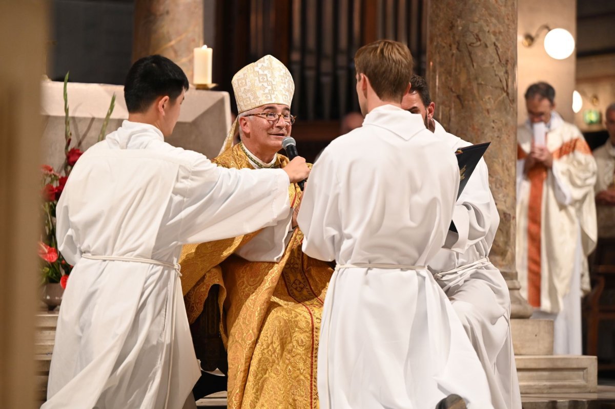 Ordination diaconale en vue du sacerdoce 2026. © Marie-Christine Bertin / Diocèse de Paris.